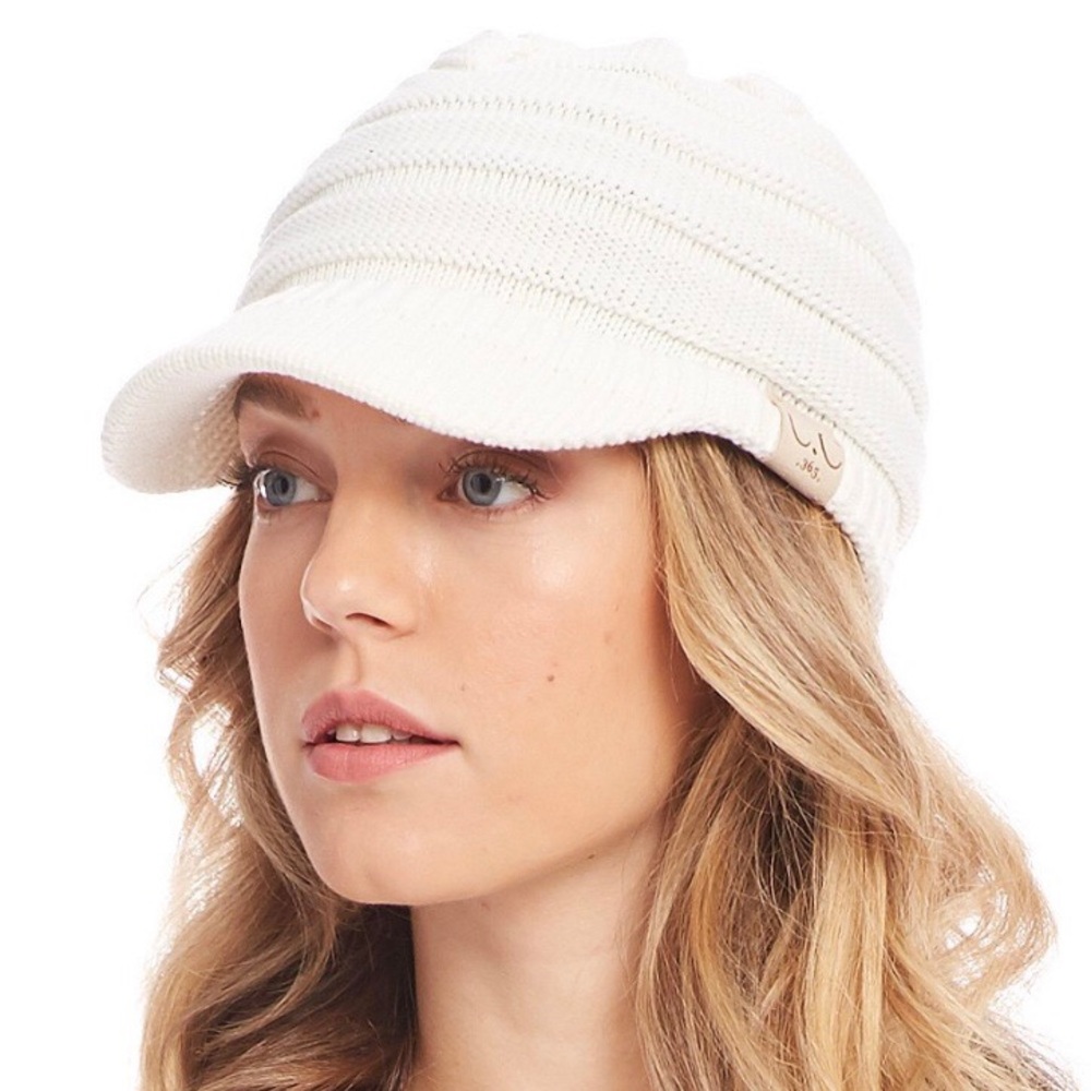 BRAND NEW CC Ivory Hat